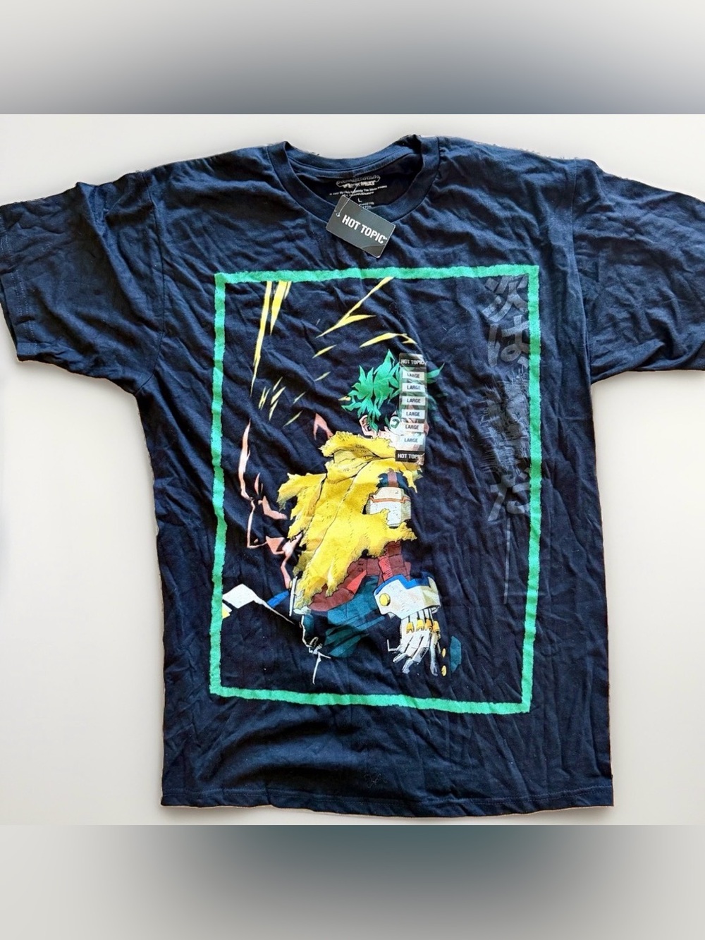 Hot Topic My Hero Academia: You're Next -Deku T-Shirt Mens L New with tags NWT